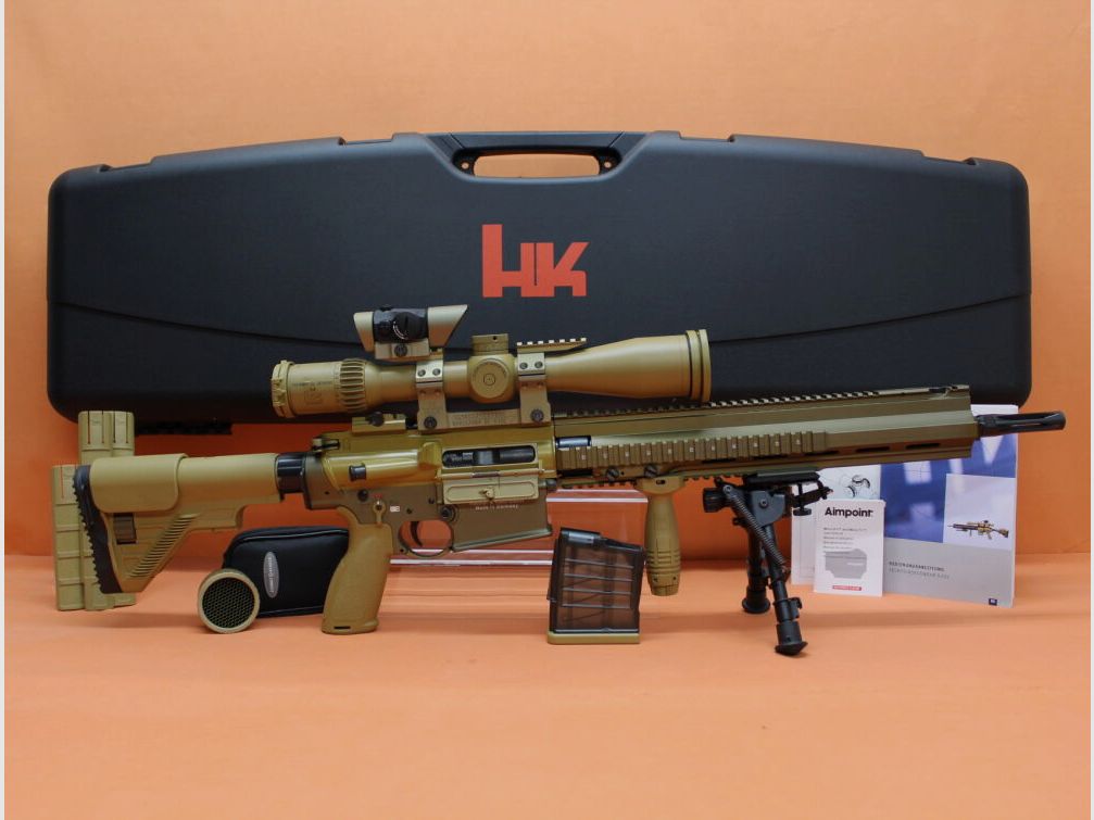 Heckler&Koch Ha.Büchse .308Win Heckler&Koch HK G28 Z/Schmidt&Bender PMII Zielfernrohr 3-20x50/Aimpoint/kein MR308