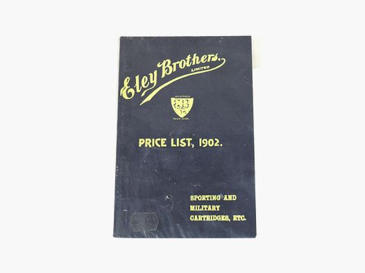Kynoch Eley Brothers Katalog 1902