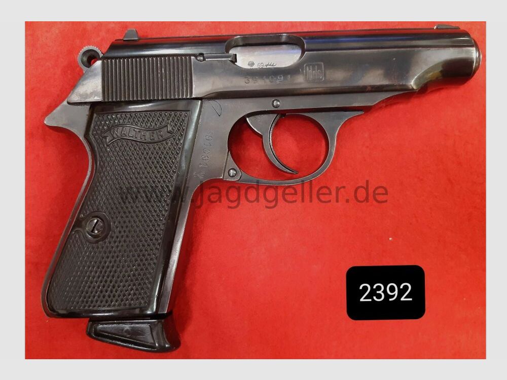 Walther PP pistol Nds (Lower Saxony) + Holster Border Police 7.65mm Browning