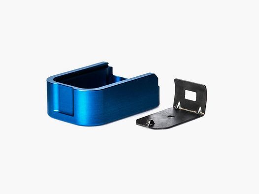 Aluminum Plus-2 set replacing metal floorplate - Anodized Blue