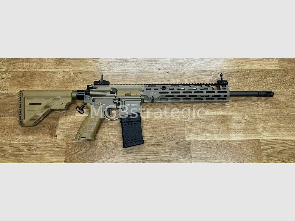 Original H&K M-LOK Handschutz klemmbar FDE sandfarben für Heckler & Koch MR223 HK416 H&K MR 223 G95K G95
