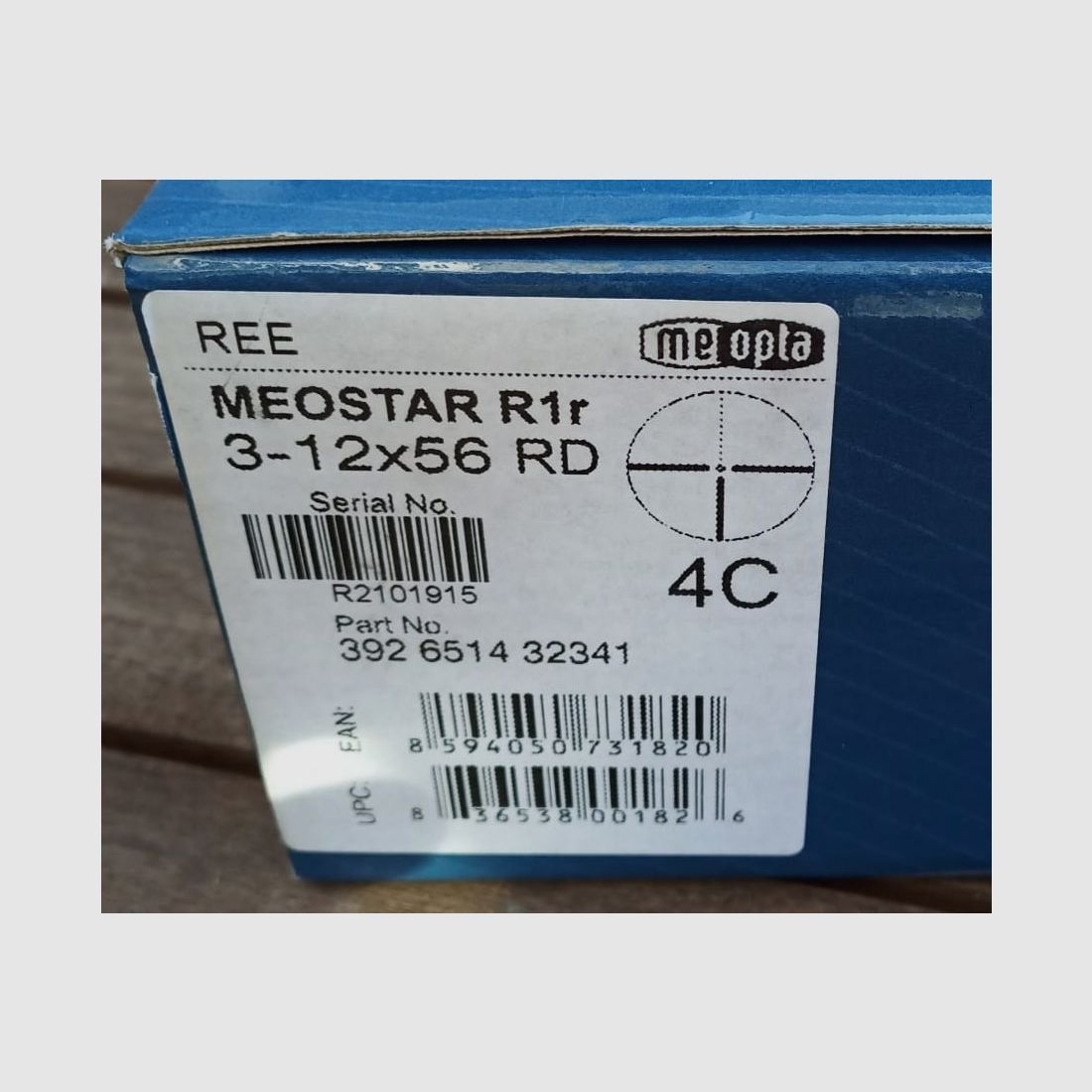 Zielfernrohr Meopta Meostar R1r 3-12x56 RD inkl. Versand