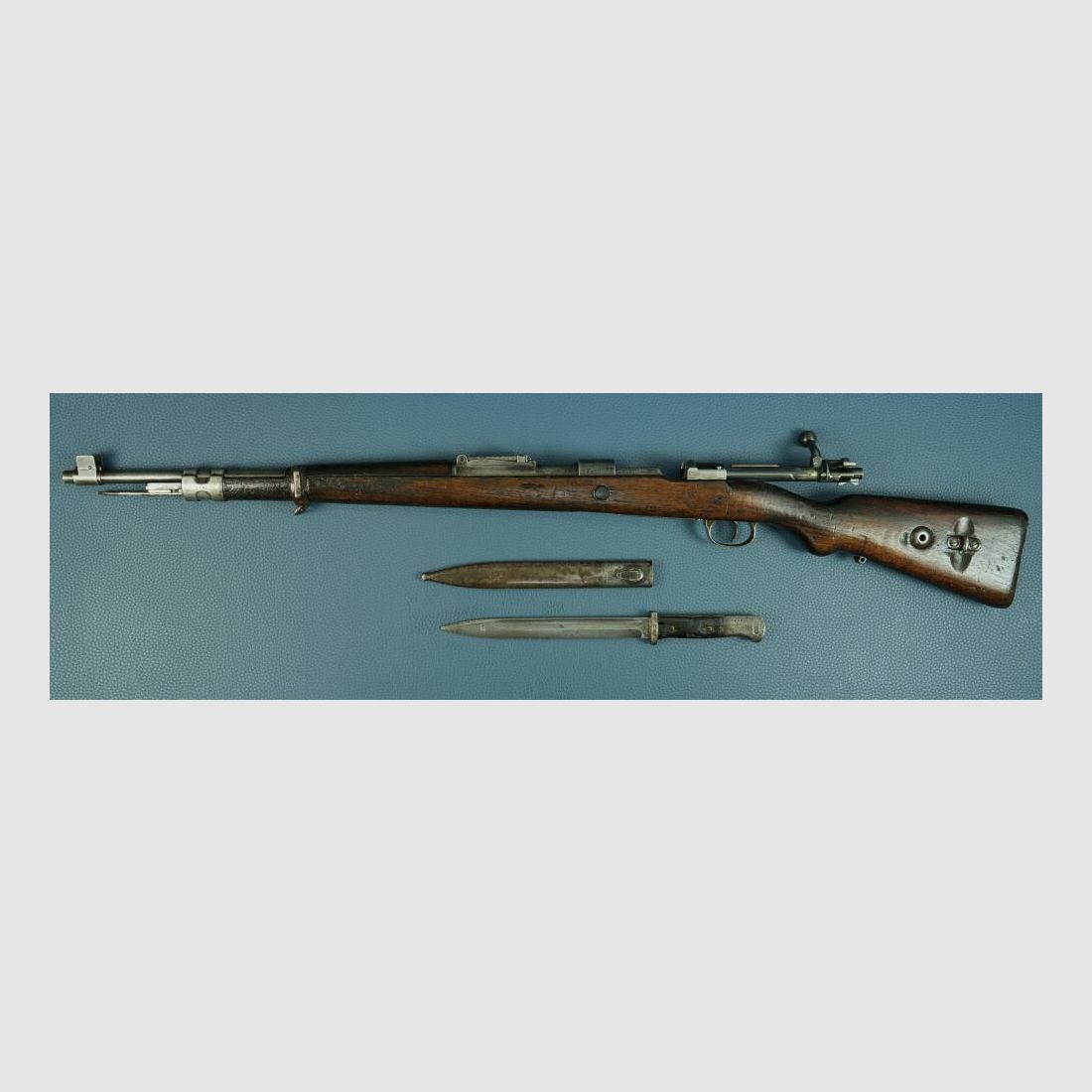 Mauser K98 Portugal contract 1937 + matching bayonet 8x57JS