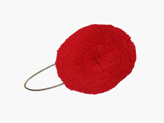 Pompom for Alpine Hat – Red | Blue