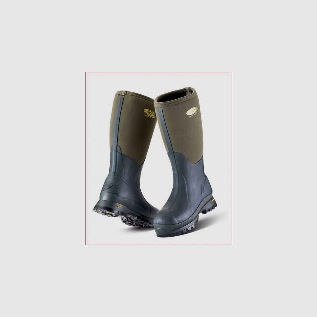 GRUB'S® Snowline 12.0. Warmer Gummistiefel für die Winterjagd in jagdgrün