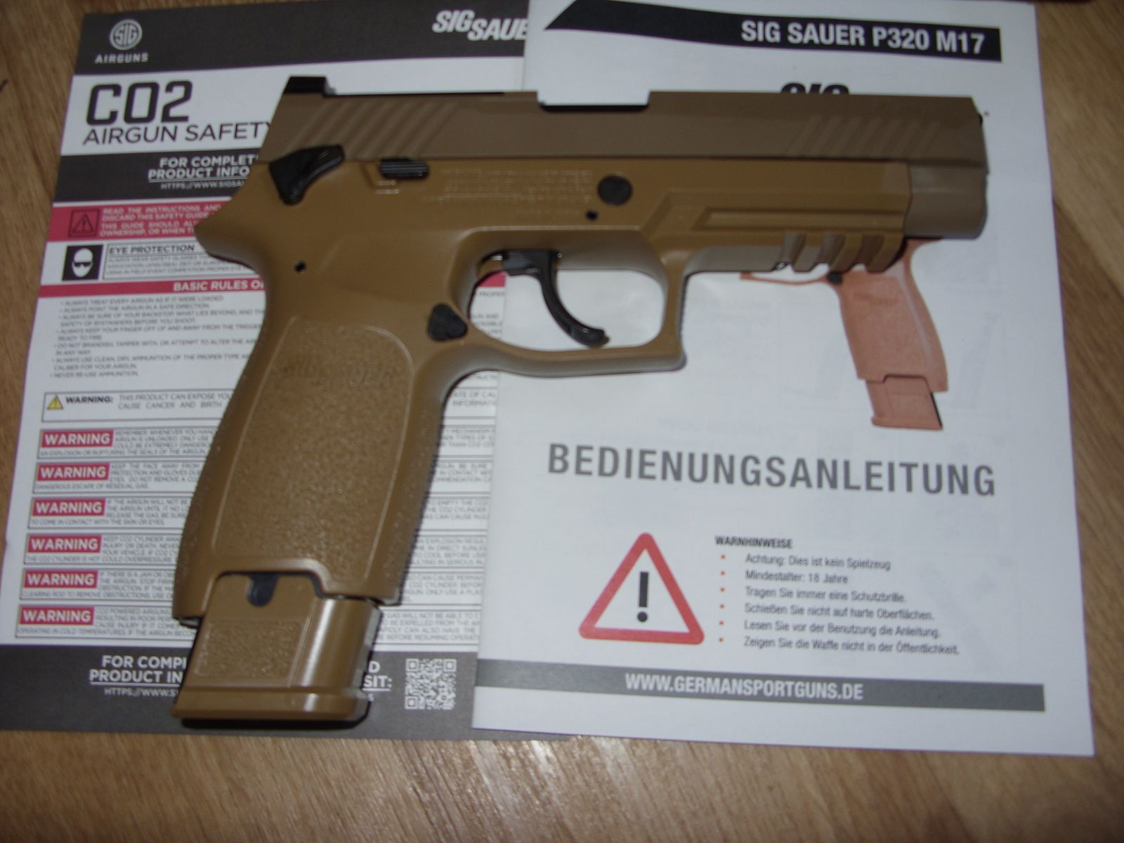 SIG SAUER P320 M17 Co2 Pistole Kaufdatum 13.10.2025