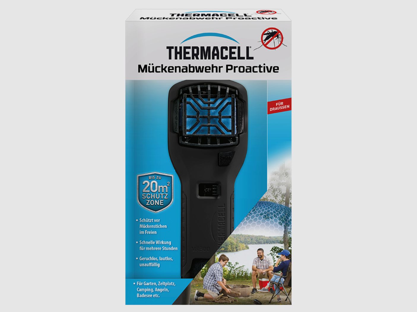 THERMACELL 86600492 Repelente de mosquitos MR300 Proactivo Negro