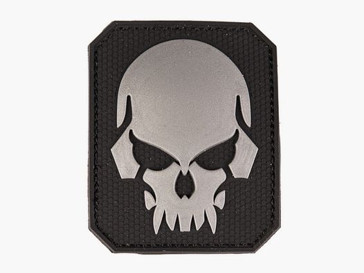 Patch Skull groß SCHWARZ