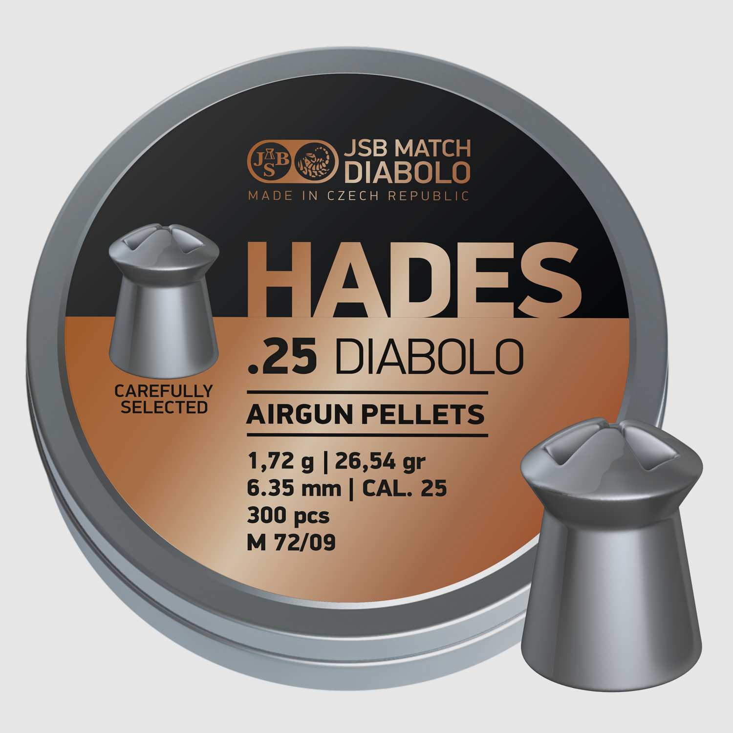 JSB Hades, cal. 6.35mm, 1.72g