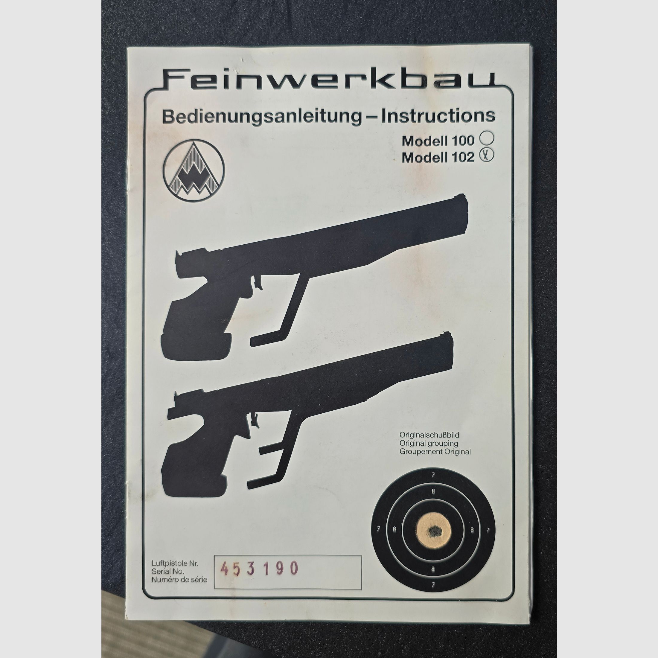 Feinwerkbau Modell 102