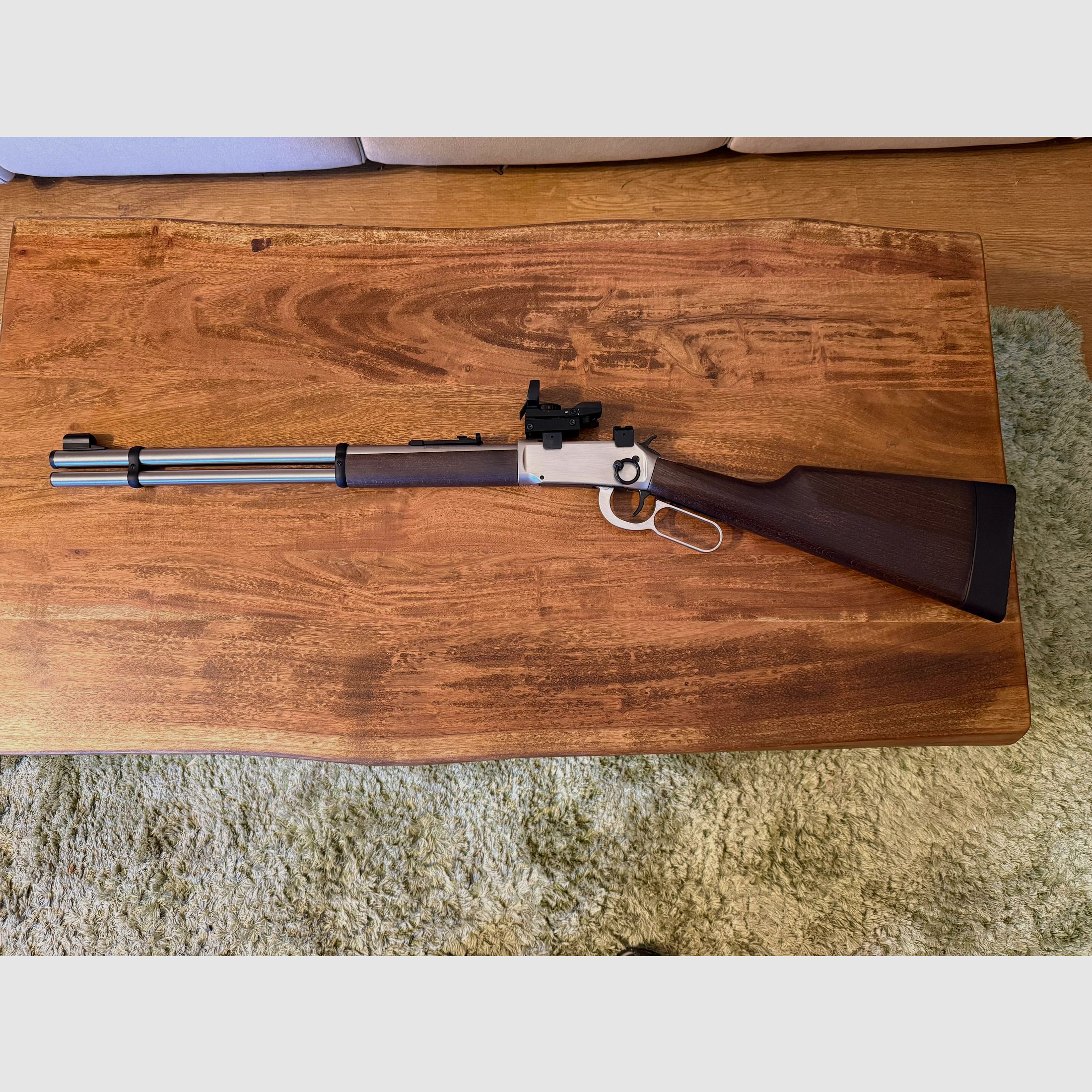 Walther Lever Action Steel Finish 4,5 mm Diabolo CO2-Gewehr 88 Gramm Version 