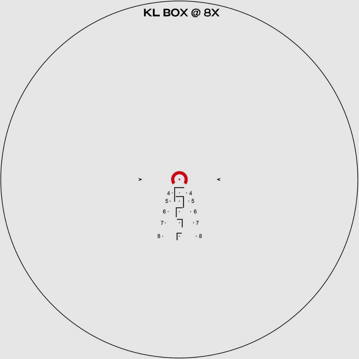 Arken - Luneta celownicza biegowa EP8 1-8x28 FFP IR KLBOX MOA - EP8-18KLB, zdjęcie 7 z 10