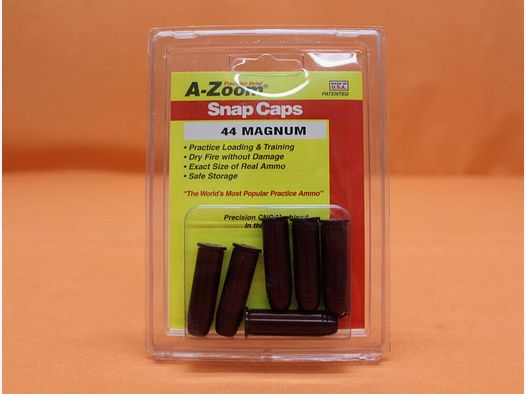 A-Zoom A-Zoom Exerzier-/ Pufferpatrone Alu .44RemMag Set mit 6 Stück (16120)
