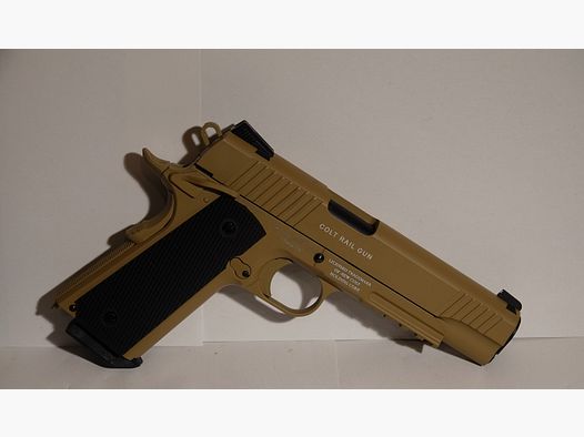 Colt M45 CQBP CO2 Pistole in seltenem TAN BEIGE neuwertig