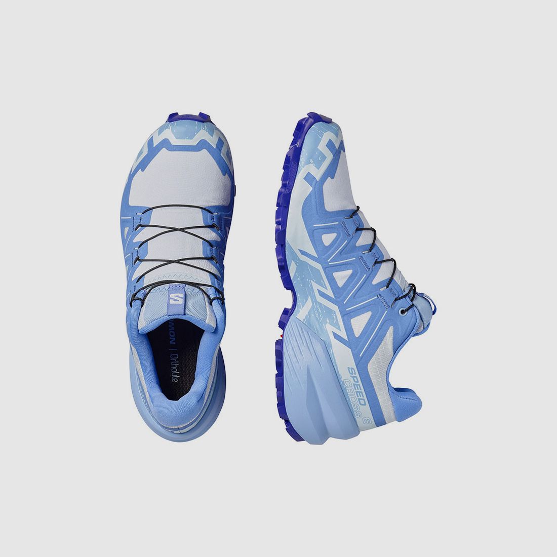 SALOMON – DAMES – SPEEDCROSS 6 W Ancient Water/Brunnera Blue/Persian Jewel, afbeelding 2 van 7