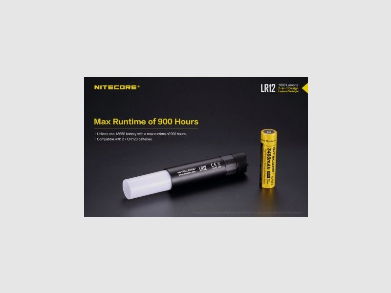 Latarka Nitecore LR12 1000 Lumenów, zdjęcie 9 z 19