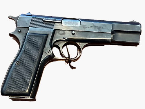 PISTOLA SEMIAUTOMATICA MARCA BROWNING 7,65 PARA MODELLO HP35 PREZZO USATO: 330€