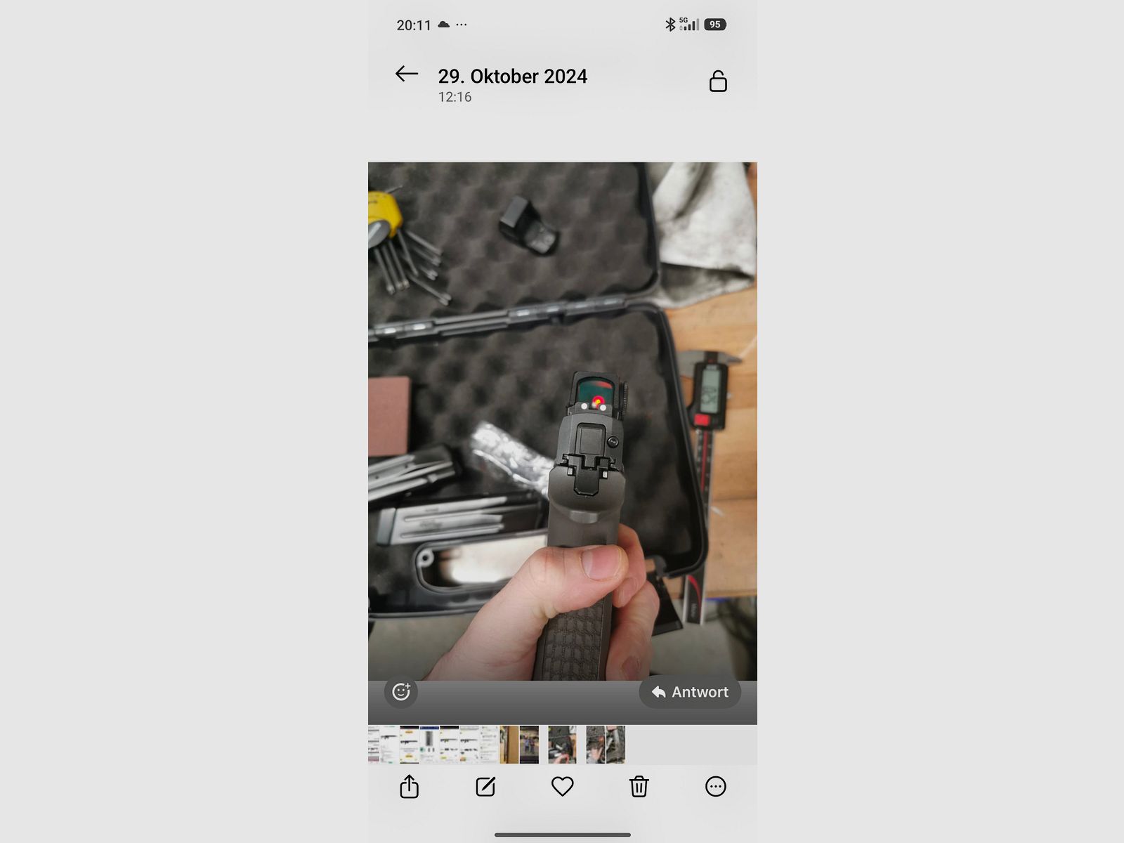 Sig Sauer P320 Spectre COMP pistool met rode stip Romeo