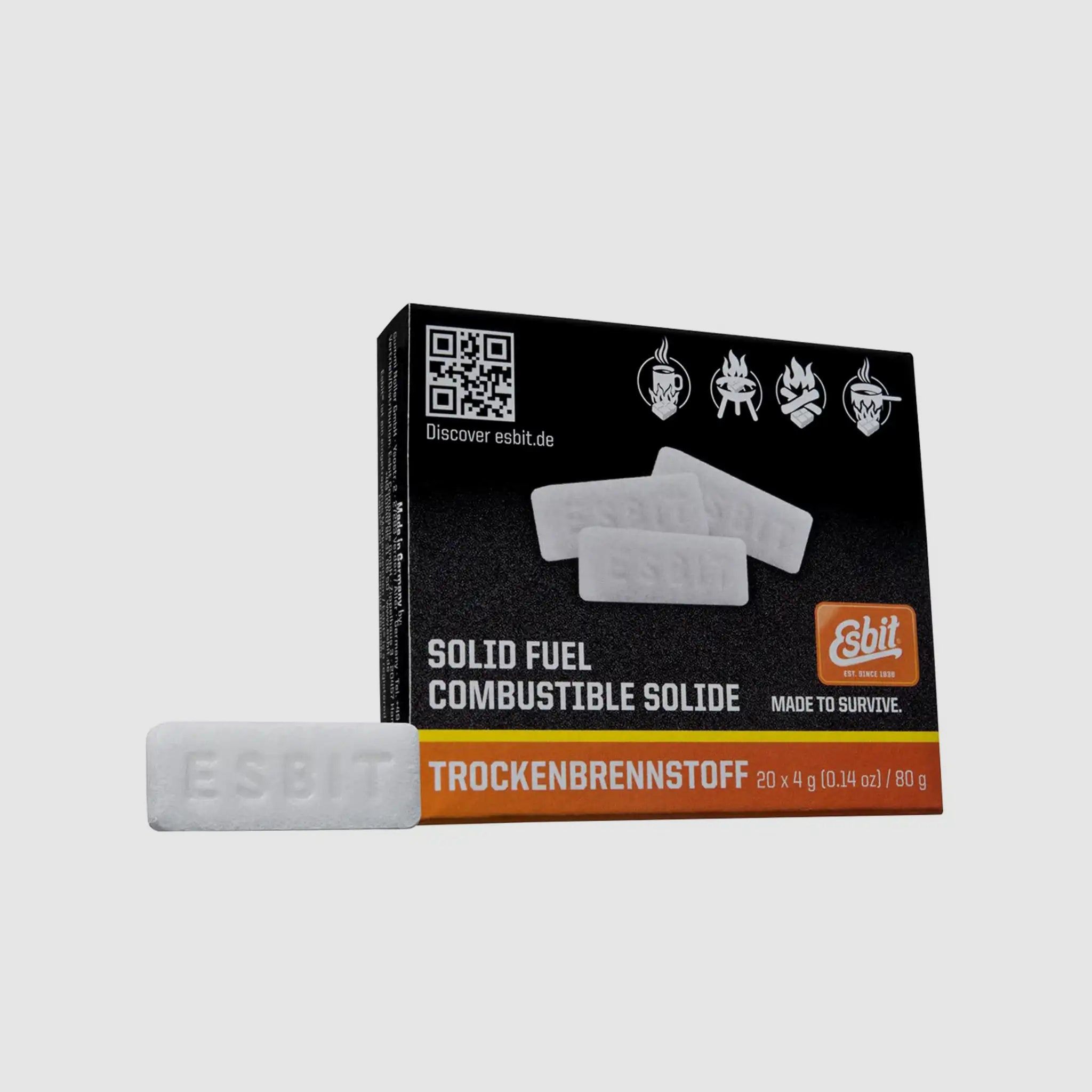 Esbit Esbit Dry Fuel Tablets 20 x 4 g