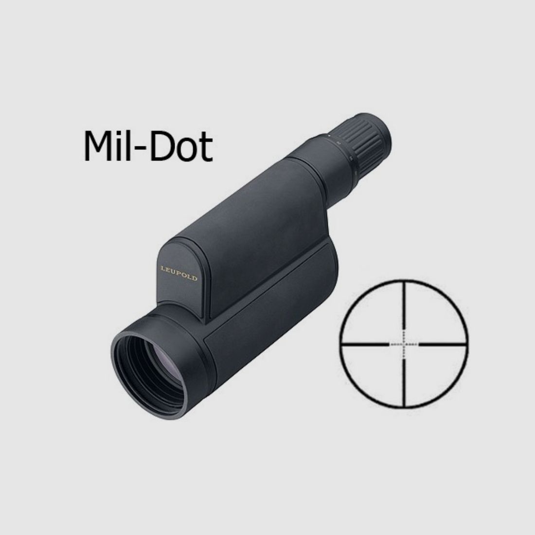 Leupold Mark 4 Spotting Scope 12-40x60mm Mil Dot matte black
