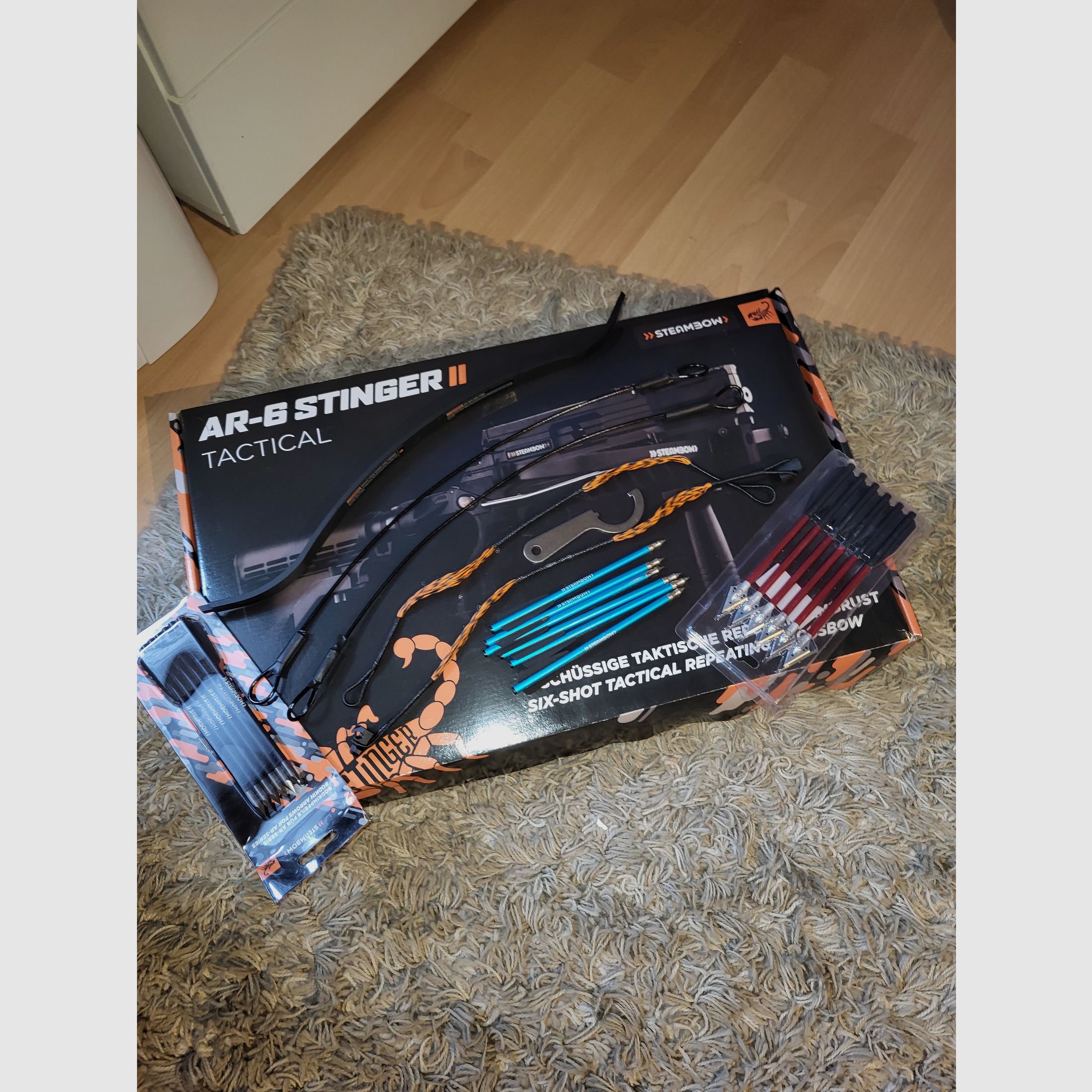 AR-6 Stinger 2 Tactical con muchos accesorios como nuevo