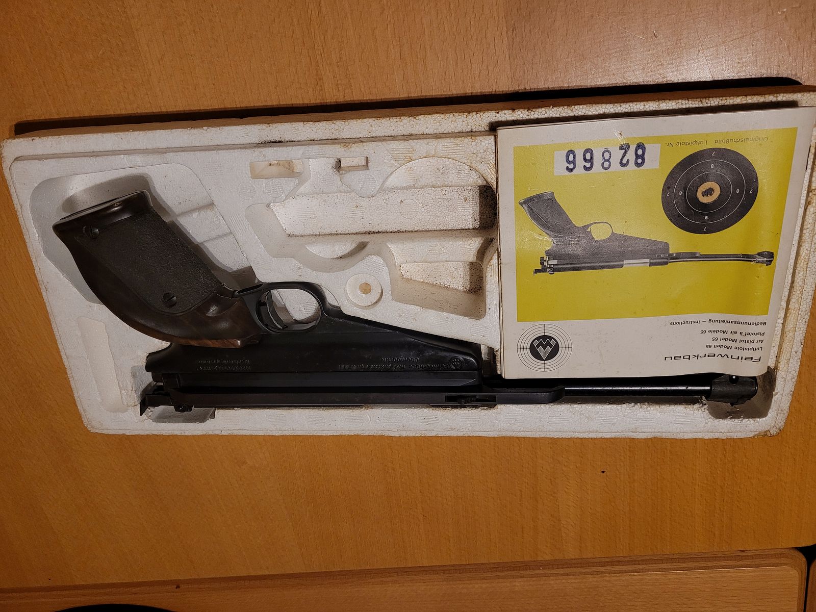 Feinwerkbau 65 FWB Ottimo stato numero corrispondente