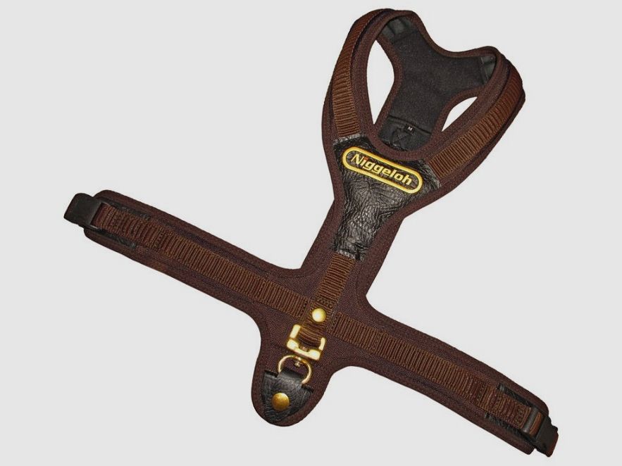 Niggeloh Hundeführgeschirr Follow braun Gr. L Hundehalsbänder & Geschirre
