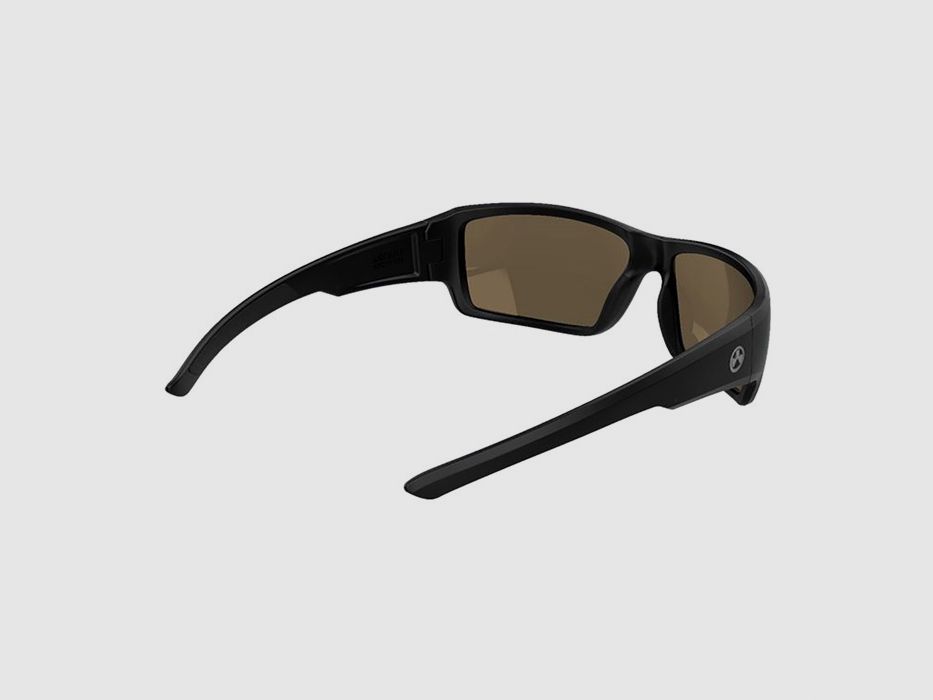 MAGPUL ASCENT OCCHIALI NERO CORNICE LENTE BRONZO/BLUE MIRROR POLARIZZATO, immagine 4 di 4