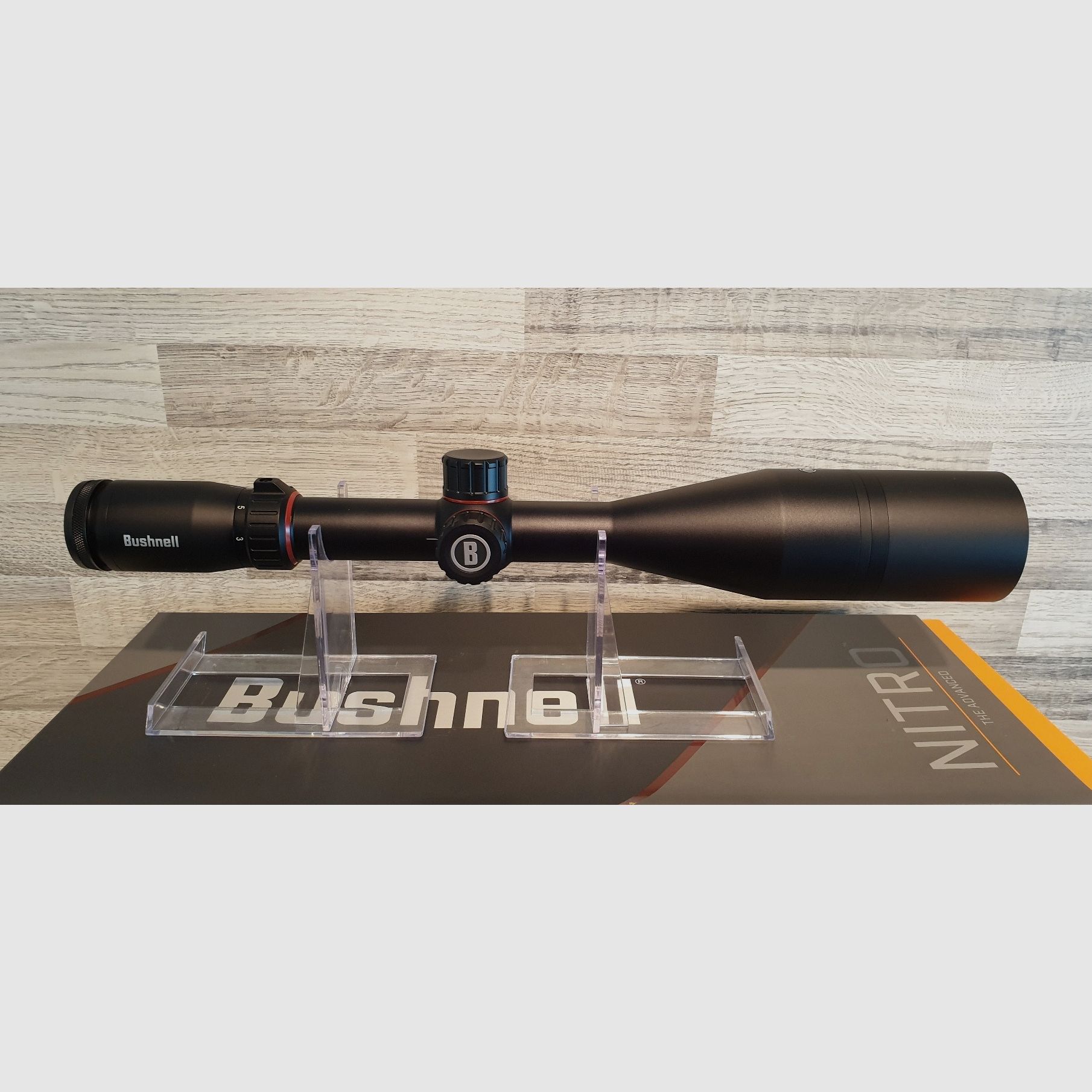 Celownik optyczny Bushnell NITRO 3-18x56 Krzyż 4LP - Nowy towar z fachowego handlu -