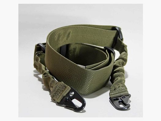 Mil Tec Sturm TACTICAL Tragegurt mit Bungee 2-Punkt Oliv