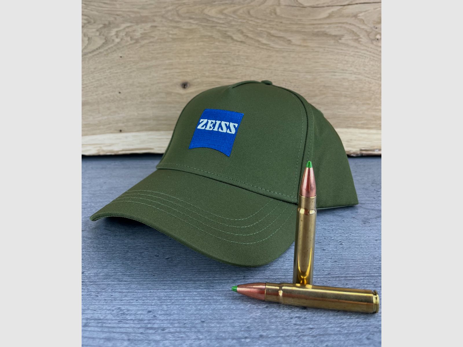 Logo de casquette Zeiss vert