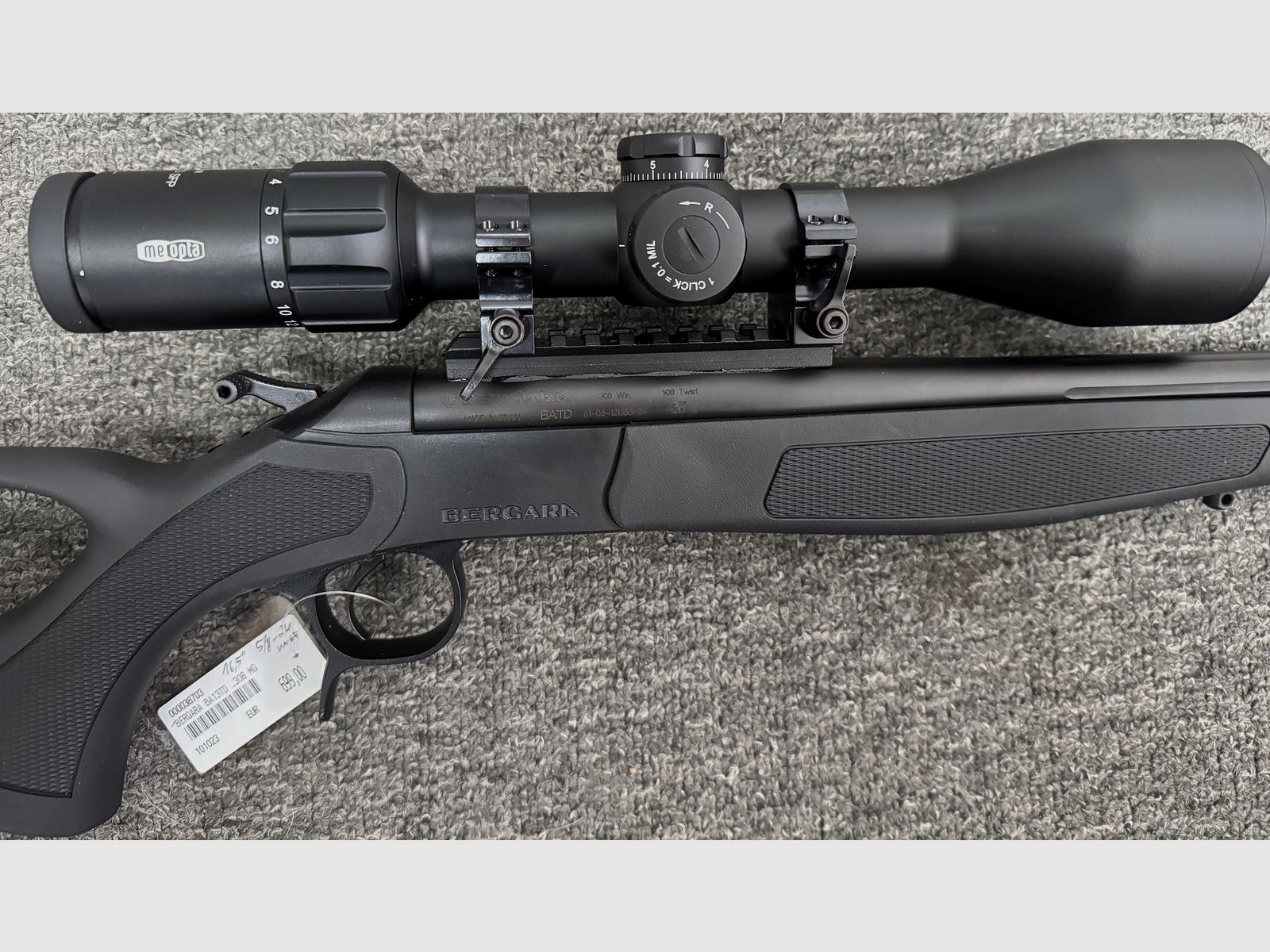 Bergara BA13TD .308Win. con MG con Meopta 3-15x50 con LP - Arma nueva