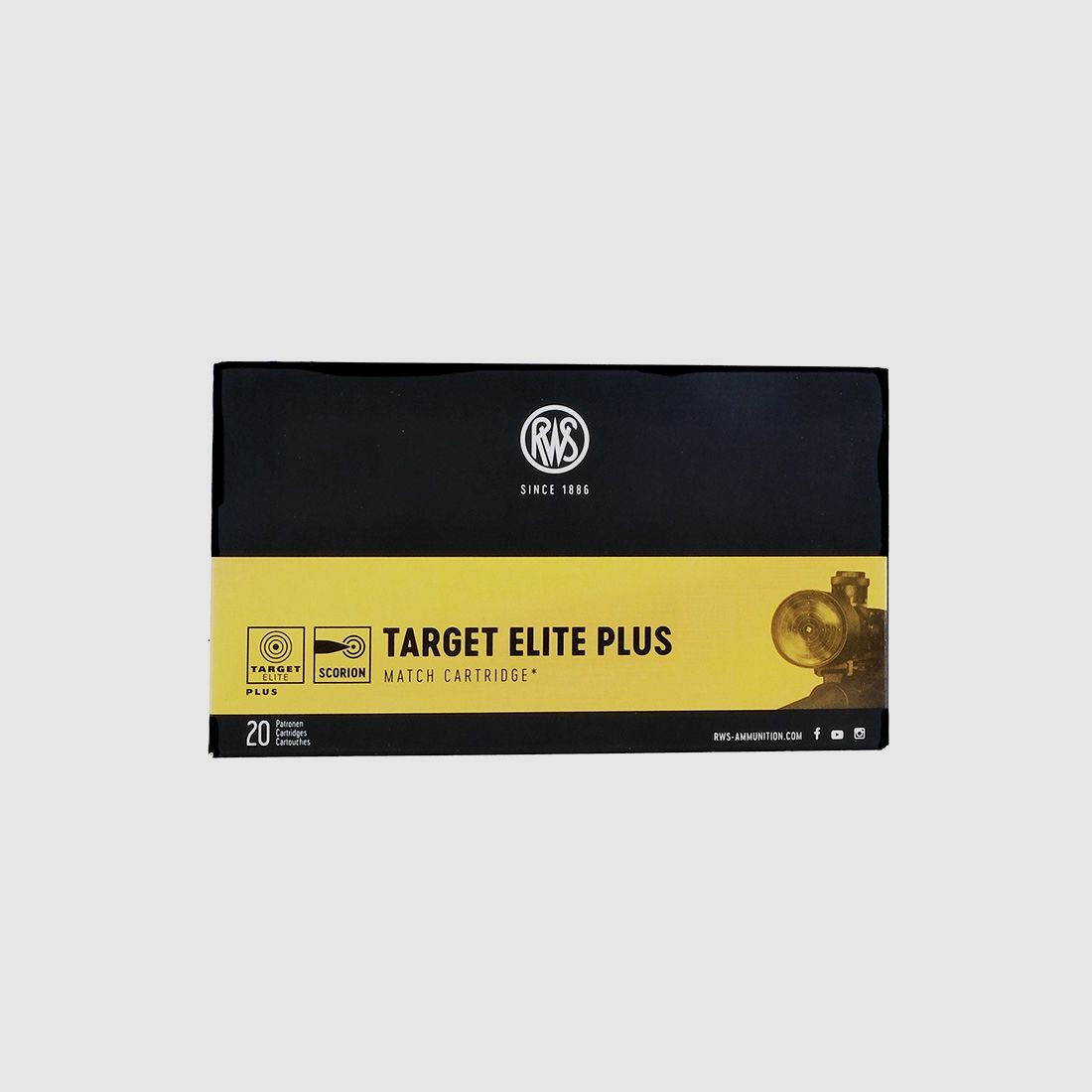 RWS .308 WIN Target Elite Plus 12,3G 20ER Geweerpatronen