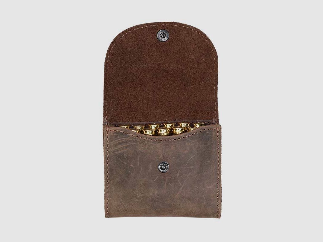 2Wolfs – Leather cartridge pouch for 11 rounds – Impala – brown, image 2 of 4