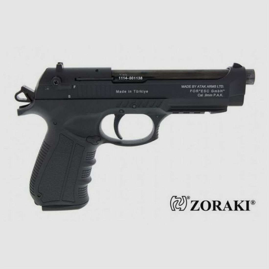 Zoraki 918 Schwarz​ 9mmP.A.K. Schreckschusswaffe, Bild 1 von 2