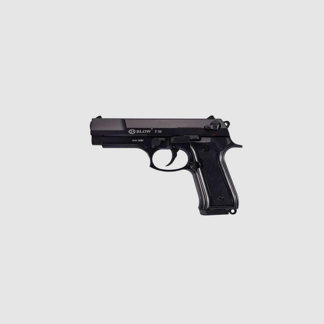 BLOW F06 Noir 9mm P.A.K. Pistolet d'alarme inspiré par Pietro Beretta 92