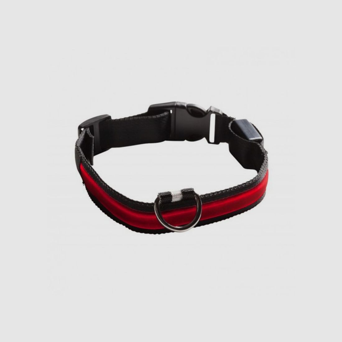 Rechargeable USB LED collar red - size S, image 2 of 5