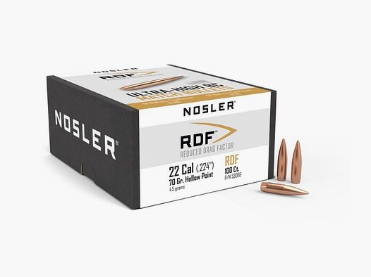 Puntas Cal. 22-70 HPBT Nosler Custom Compet. 100 u