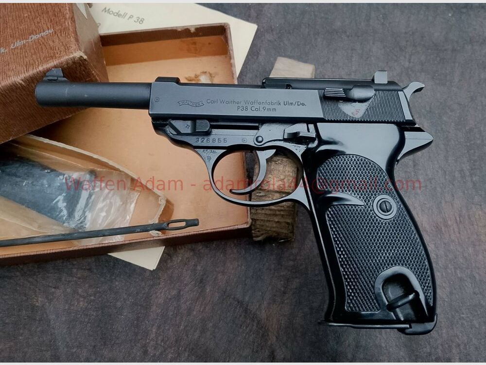 Walther P. 38 verstärkter Verschluss 7/69