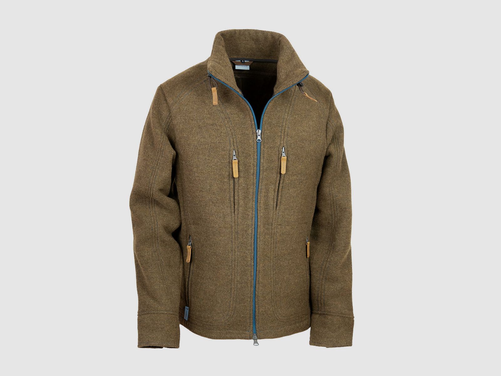 Lodenfleecejacke "Kragenhuber" Mod. 2023, Cappuccino