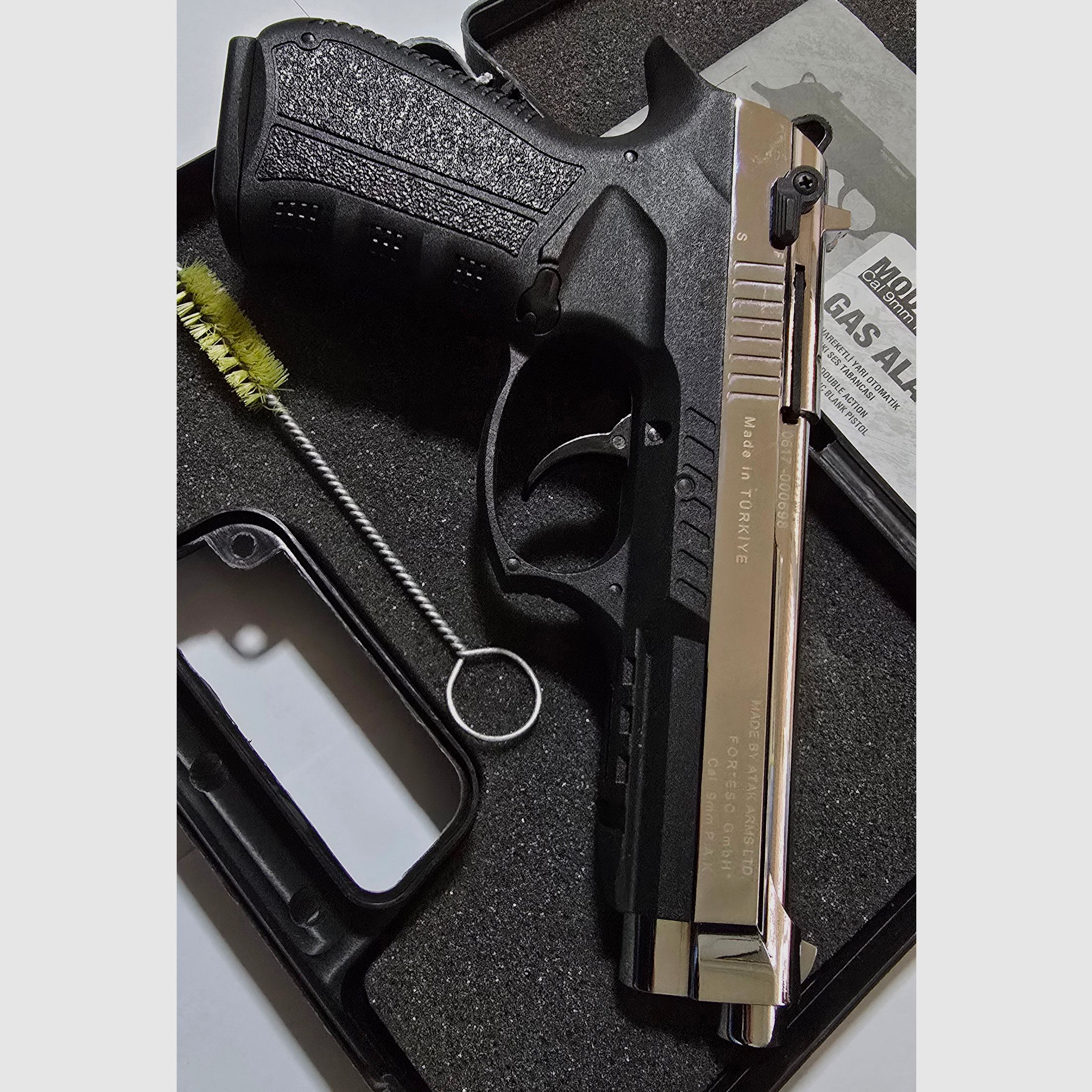 Zoraki 918 Chrome 9mm PAK Schreckschuss antiguo PTB 965 raro