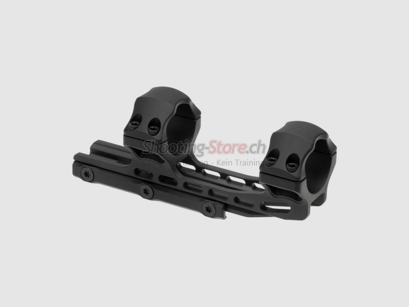 Leapers Accu-Sync Anneaux Offset 50mm Profil Haut 30mm Noir