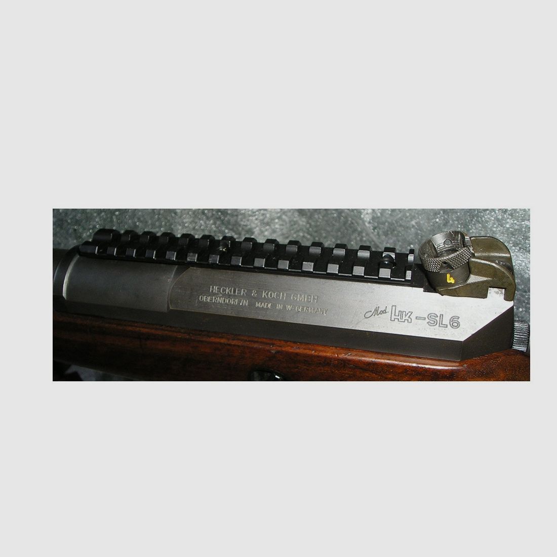 PICATINNY-SCHIENE  für Heckler & Koch SL6 / SL7 + HK630 / HK770 / HK940 -H & K - H&K - NEU