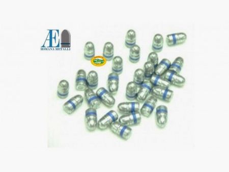 ROMANA METALLI Palle piombo cal.38/357 RN 155gr 500 pezzi