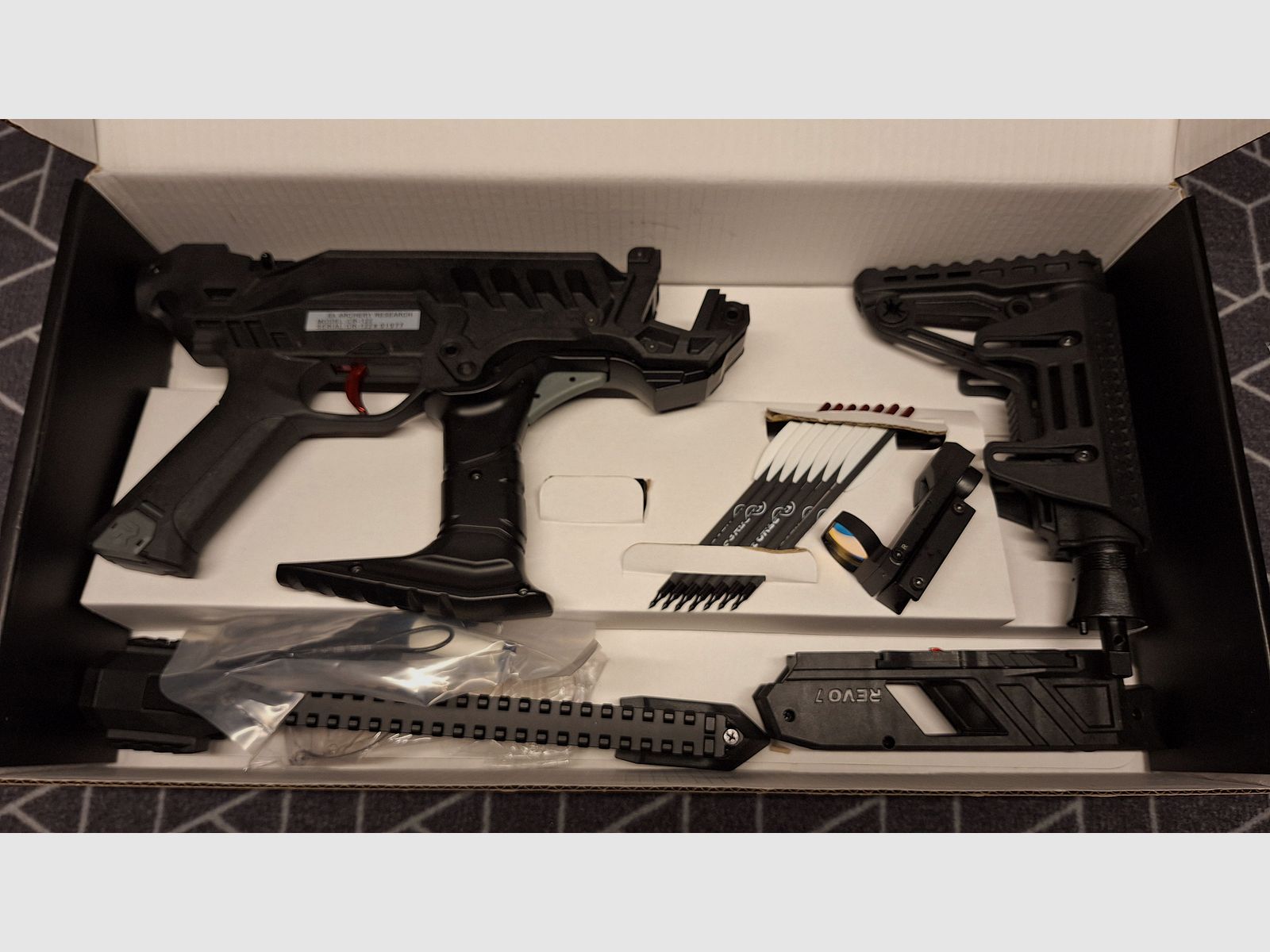 REVO 7 NEU! Taktische Pistolenarmbrust der 3. Generation