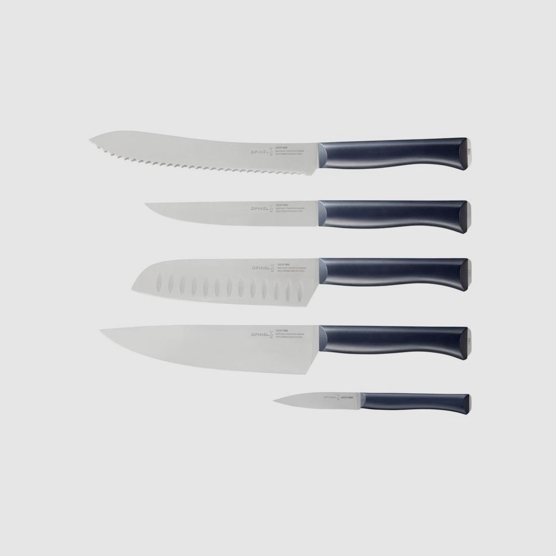 Opinel Messerblock INTEMPORA, Buchenholz, mit 5 Messern, der INTEMPORA Serie