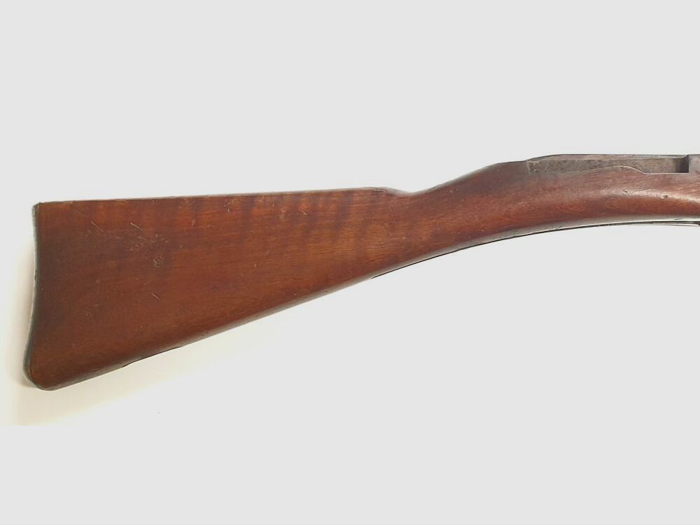 Schaft für Schweizer Infanteriegewehr / IG 1889 mit Oberholz und Beschlagteilen