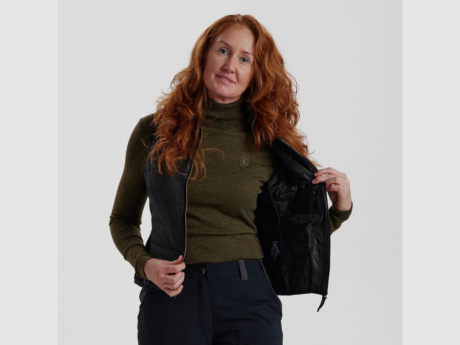 Deerhunter Lady Heat Inner Waistcoat Black 44