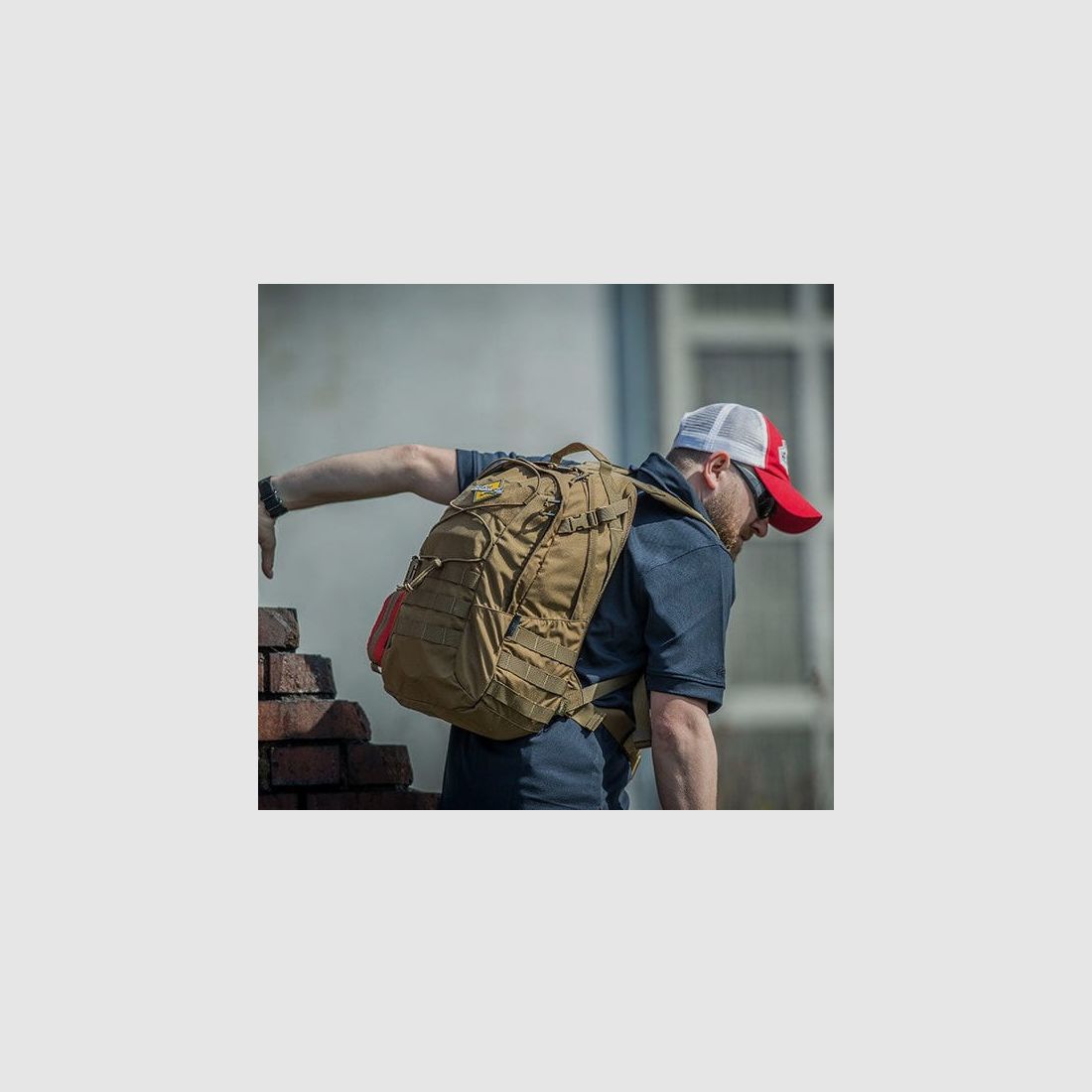 Helikon EDC Cordura-rugzak (21L) - Coyote (PL-EDC-CD-11), afbeelding 12 van 13