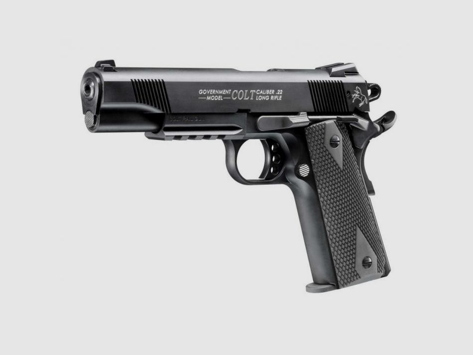 COLT KK-Pistole Mod. 1911 Rail Gun -5' .22lr m. Schiene